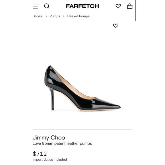 Jimmy Choo Romy 85 Black Patent Leather Pumps – Size 38 EU - Picture 12 of 12